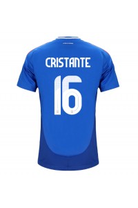 Italië Bryan Cristante #16 Voetbaltruitje Thuis tenue EK 2024 Korte Mouw